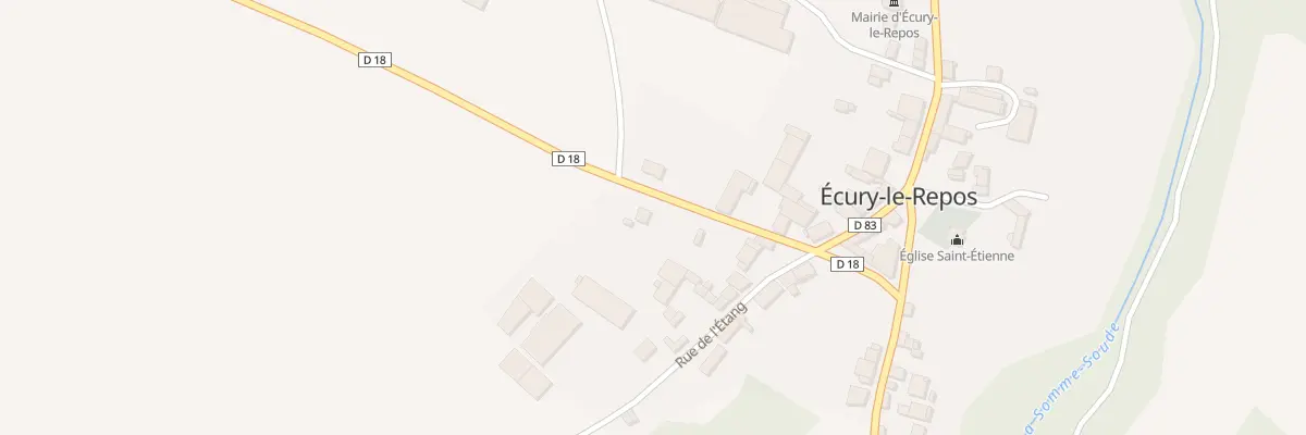 Plan du 7 Rue des Muriers à Écury-le-Repos