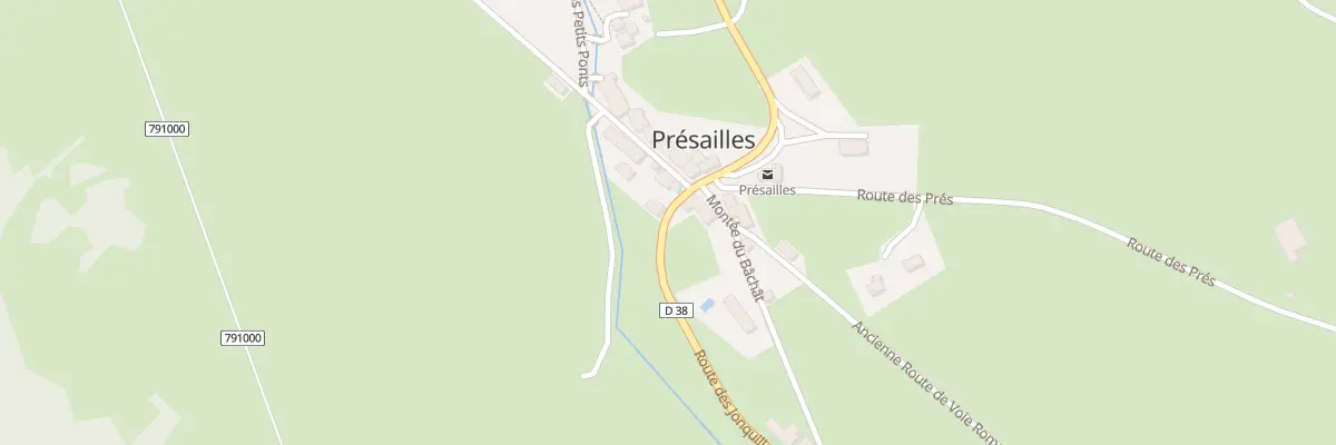 Plan du 5018 Presailles à Présailles