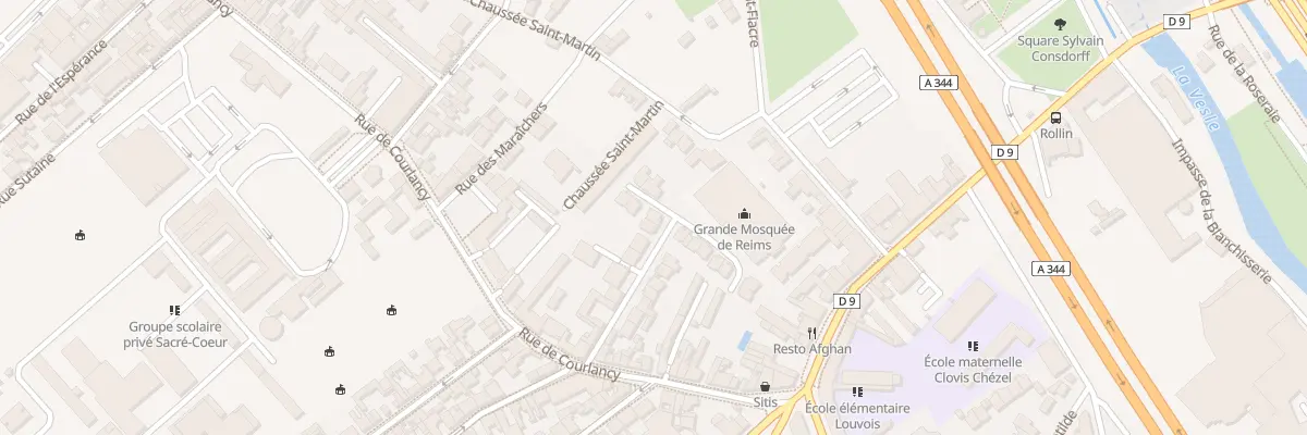 Plan du 21 Imp Achille Bureau à Reims