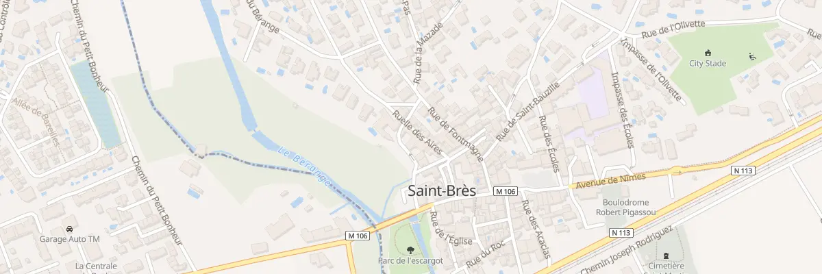 Plan du 3 Rue de la Cascade à Saint-Brès