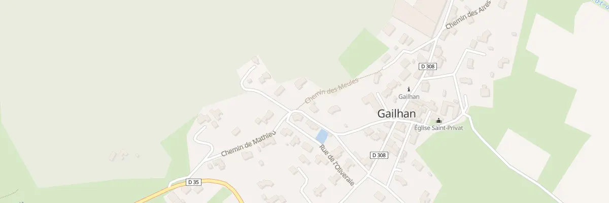 Plan du 5126 Mathieu à Gailhan