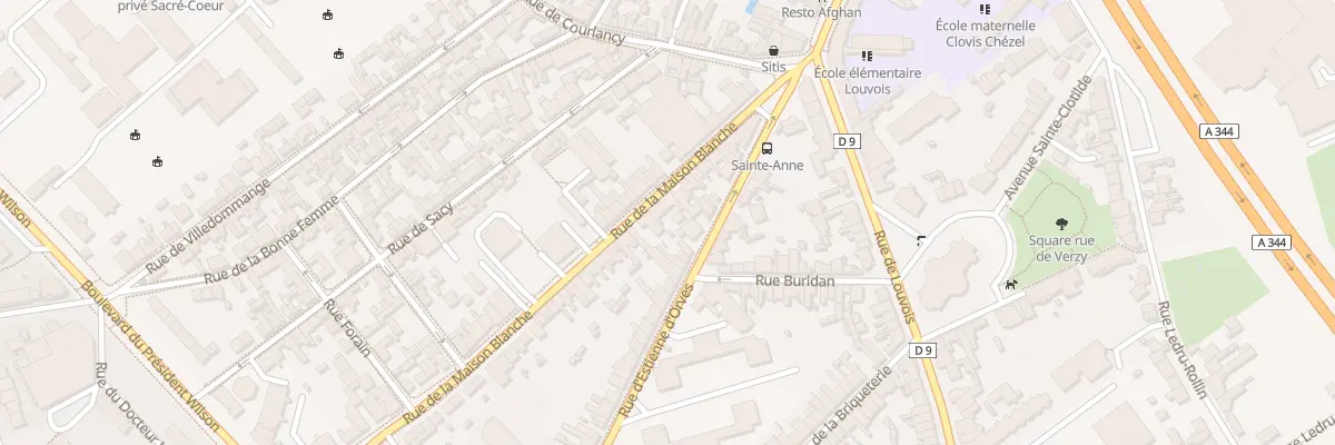 Plan du 21 Rue de la Maison Blanche à Reims