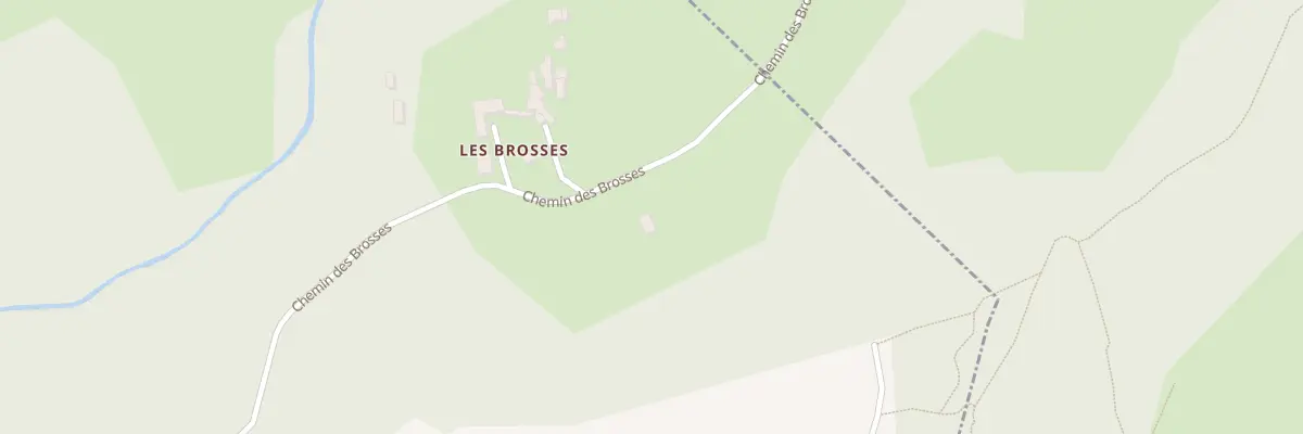 Plan du 2527 Che des Brosses à Essertines-en-Châtelneuf