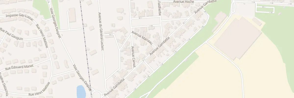Plan du 73 Av Gambetta à Boussois