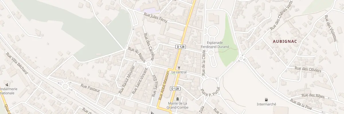 Plan du 5 Rue Anatole France à La Grand-Combe