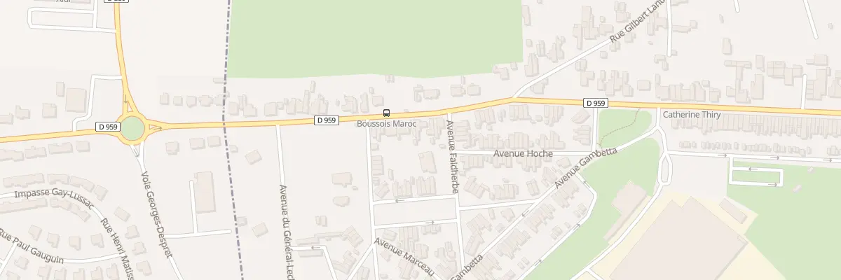 Plan du 163 Rue Eugene Chimot à Boussois