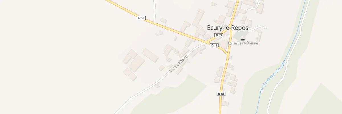 Plan du 6 Rue de l’Etang à Écury-le-Repos