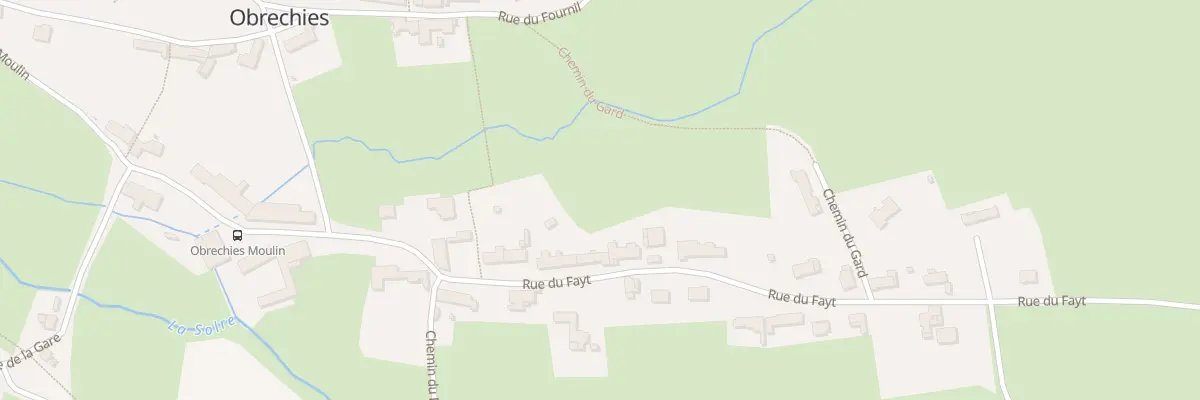Plan du 239 Rue du Fayt à Obrechies