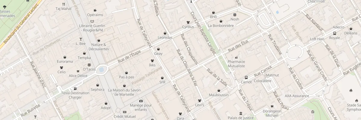 Plan du 25 Rue du Clou dans le Fer à Reims