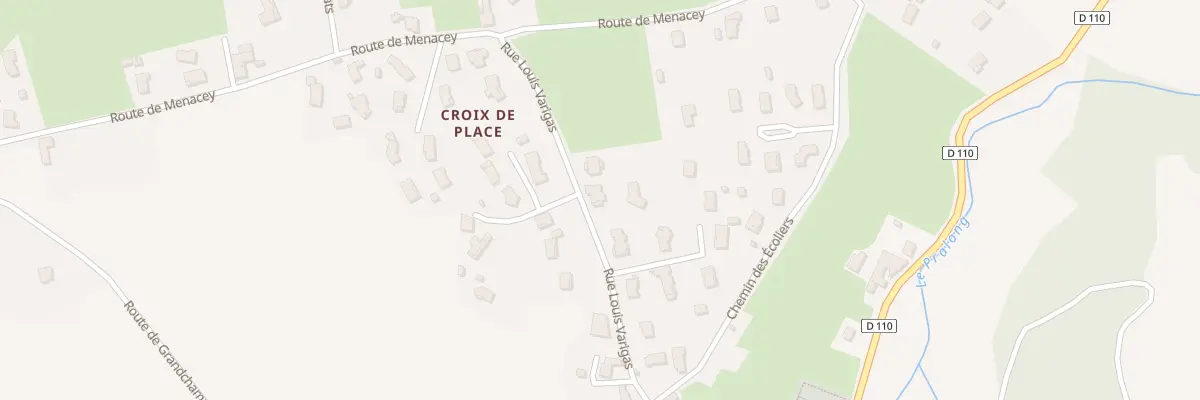 Plan du 336 Rue Louis Varigas à Pralong