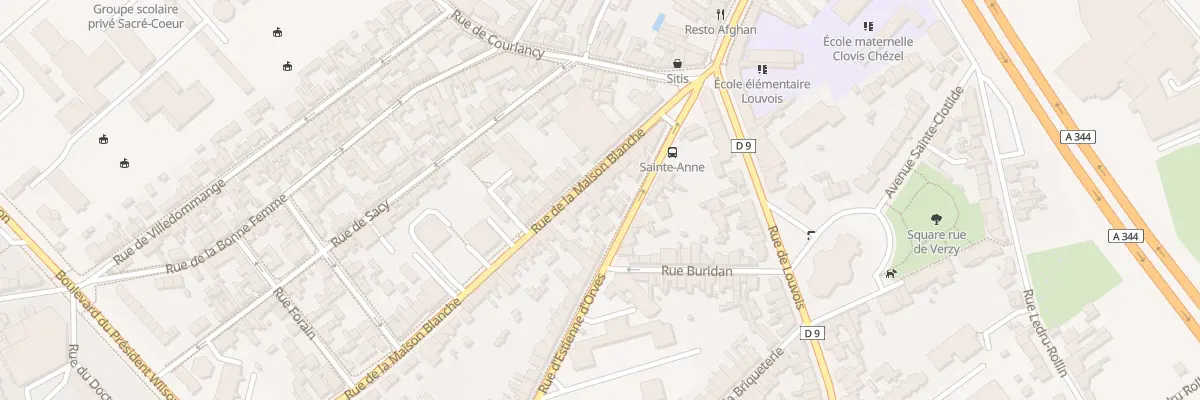 Plan du 17 Rue de la Maison Blanche à Reims