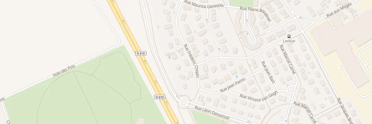 Plan du 24 Rue Frederic Chopin à Sainte-Savine