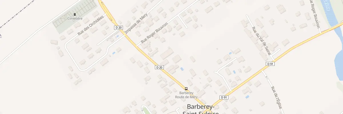 Plan du 14 Rte de Mery sur Seine à Barberey-Saint-Sulpice