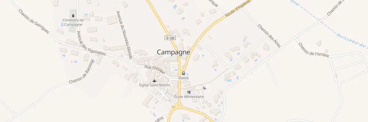 Plan du 5037 Le Village à Campagne