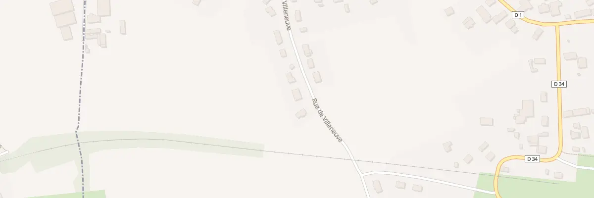 Plan du 12 Rue de Villeneuve à Jeugny