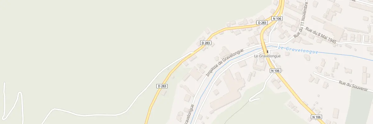 Plan du 41 Rte de la Favède aux Salles-du-Gardon