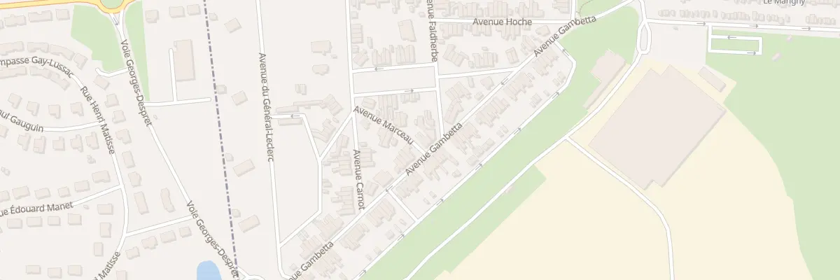 Plan du 74A Av Gambetta à Boussois