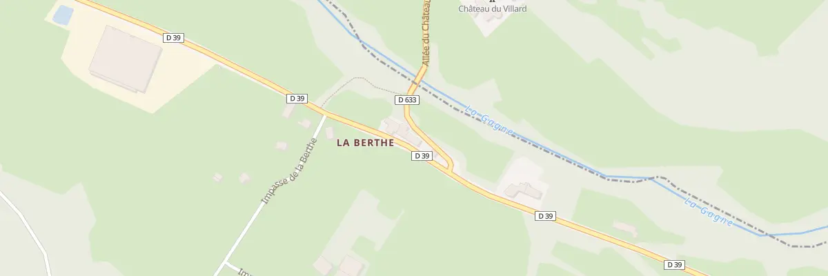 Plan du 5210 La Berthe à Lantriac