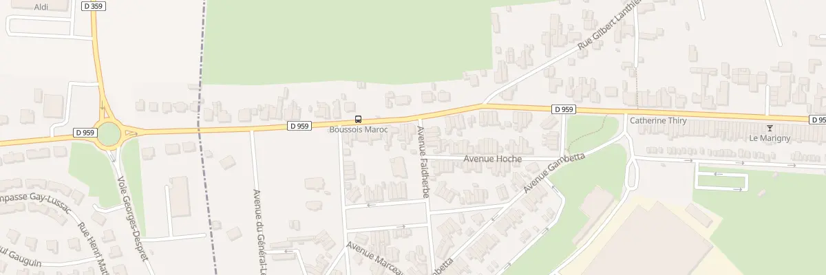 Plan du 157 Rue Eugene Chimot à Boussois