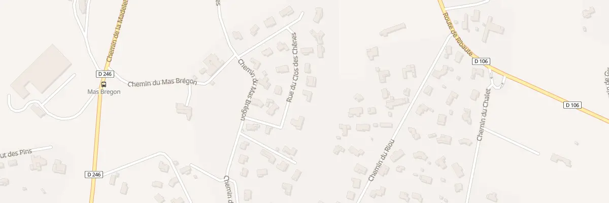 Plan du 15 Rue du Clos des Chênes à Boisset-et-Gaujac