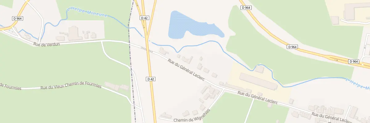 Plan du 60 Rue du Général Leclerc à Fourmies