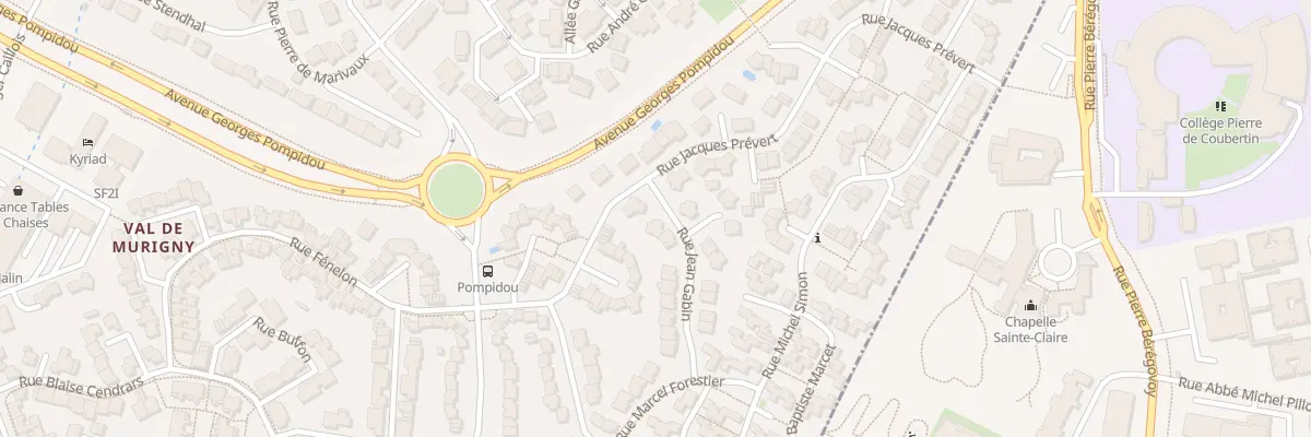 Plan du 2 Rue Jean Gabin à Reims
