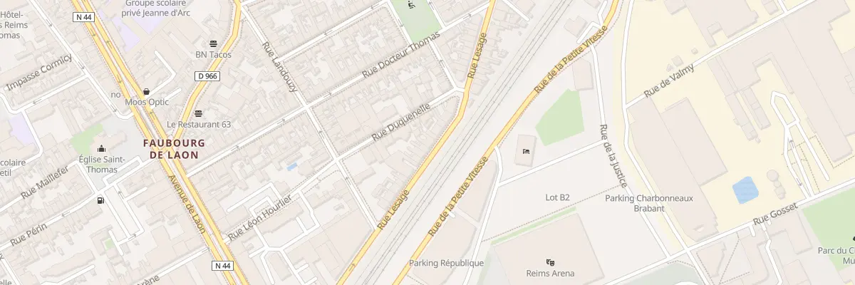 Plan du 41 Rue Lesage à Reims