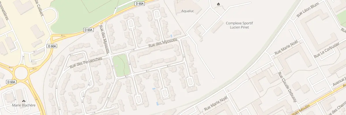 Plan du 21 Rue des Myosotis à La Chapelle-Saint-Luc