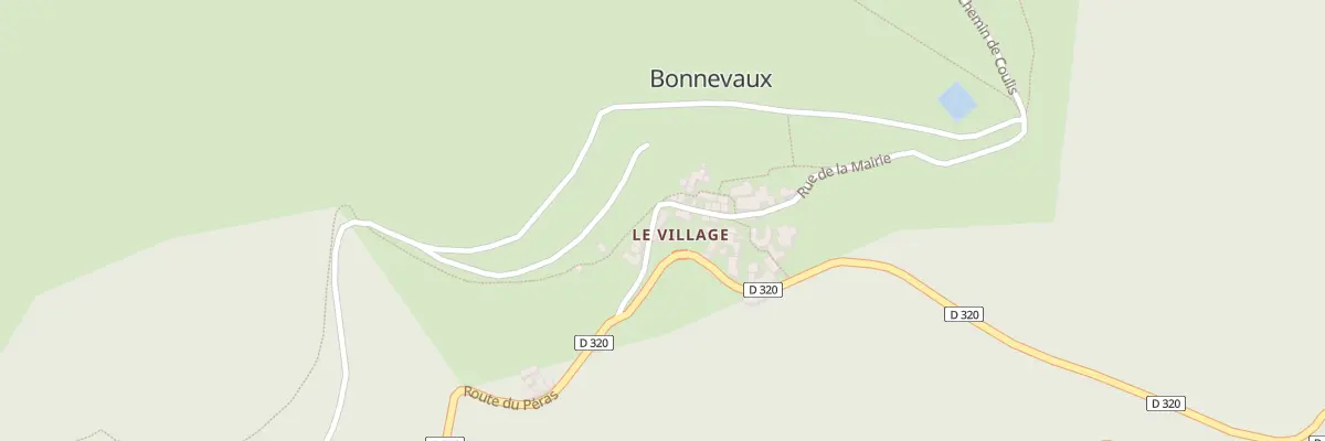 Plan du 5003 Le Village à Bonnevaux