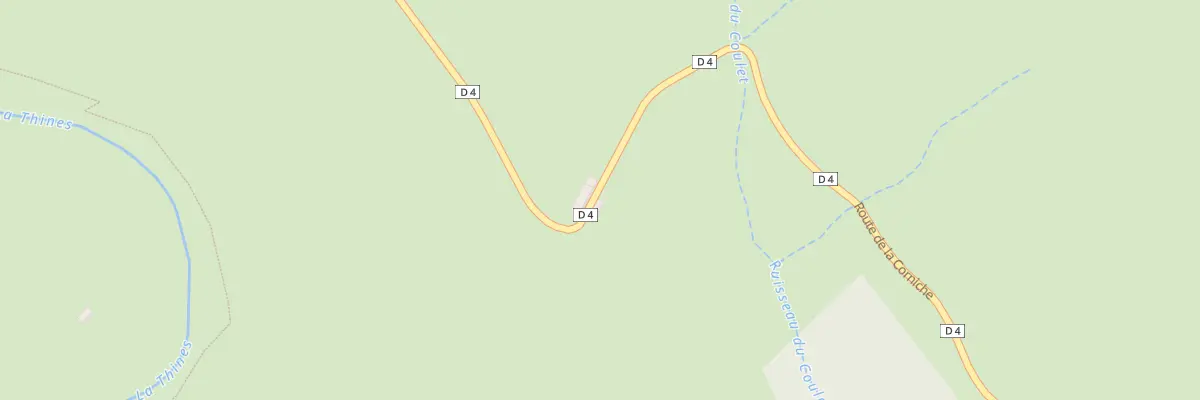 Plan du 4483 Rte de la Corniche à Malarce-sur-la-Thines