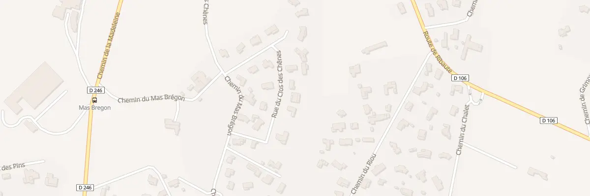 Plan du 14 Rue du Clos des Chênes à Boisset-et-Gaujac