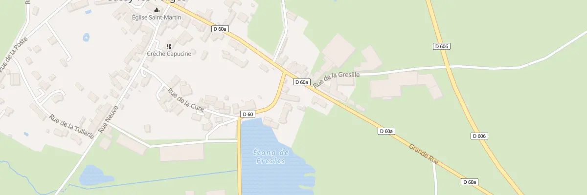 Plan du 1 Rue de l’Etang à Cussy-les-Forges