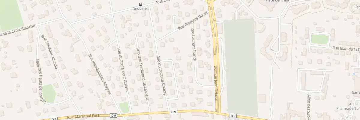 Plan du 132 Ptr Pte Rue du Doct. Chabry à Riorges