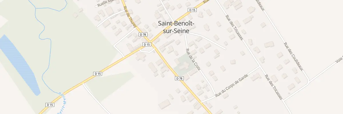 Plan du 40 Rue de Thurey à Saint-Benoît-sur-Seine