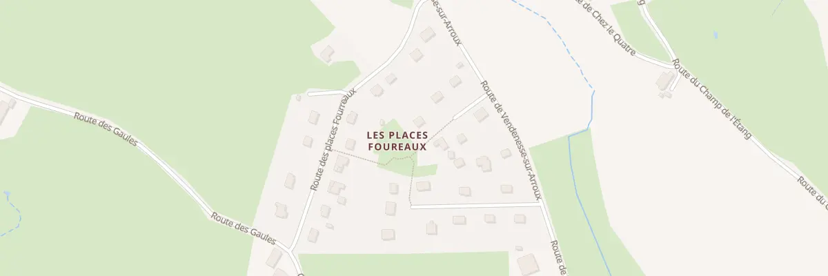 Plan du 62 Pte Imp des Pl Fourreaux à Uxeau