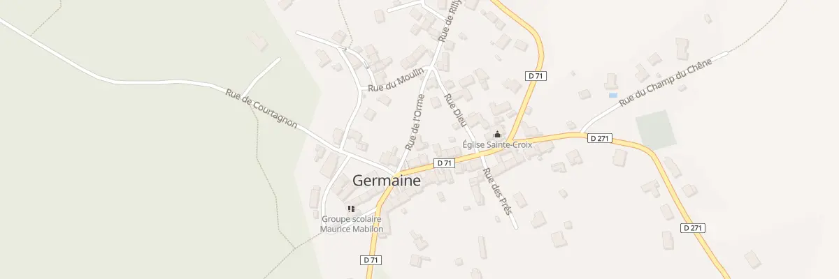 Plan du 2 Rue de l’Orme à Germaine