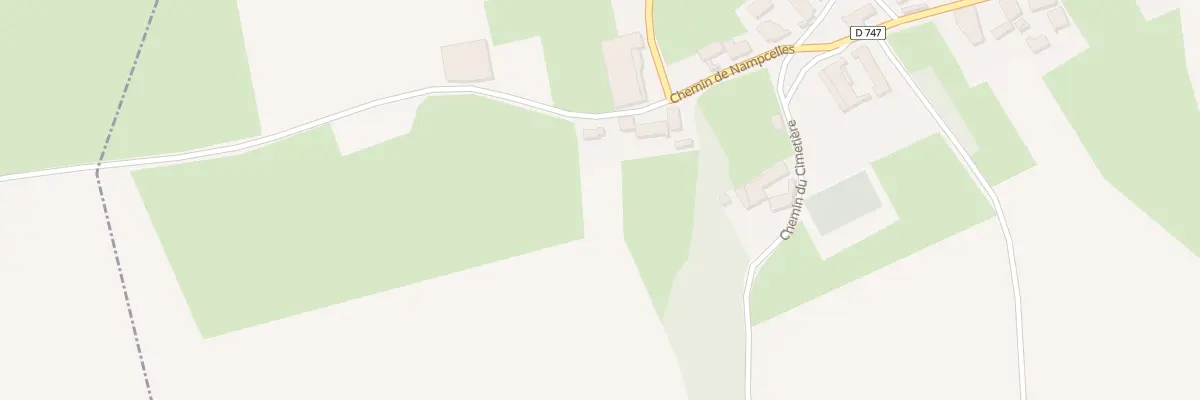 Plan du 3 Che de Nampcelles à Bancigny