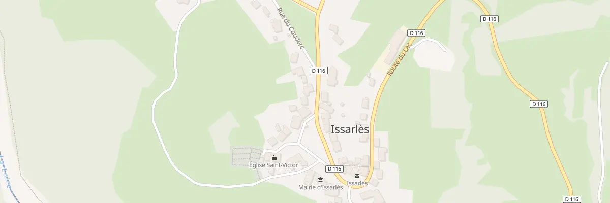 Plan du 5054 Le Village à Issarlès