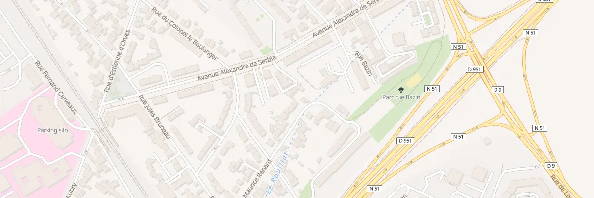 Plan du 29 Rue Maurice Renard à Reims