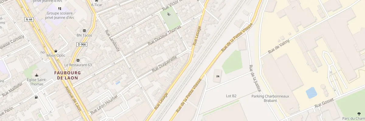 Plan du 49 Rue Lesage à Reims