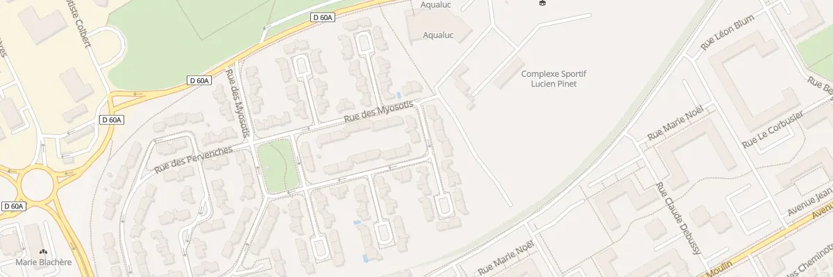 Plan du 23 Rue des Myosotis à La Chapelle-Saint-Luc
