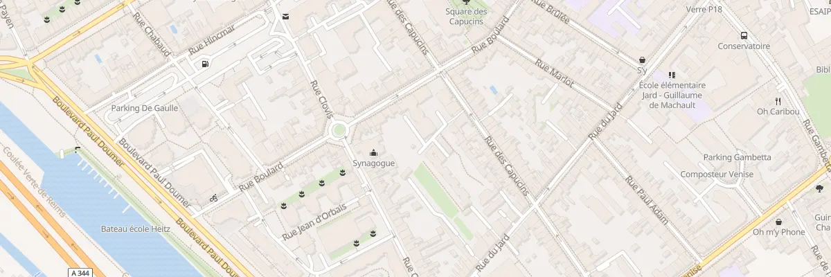 Plan du 52B Rue des Capucins à Reims