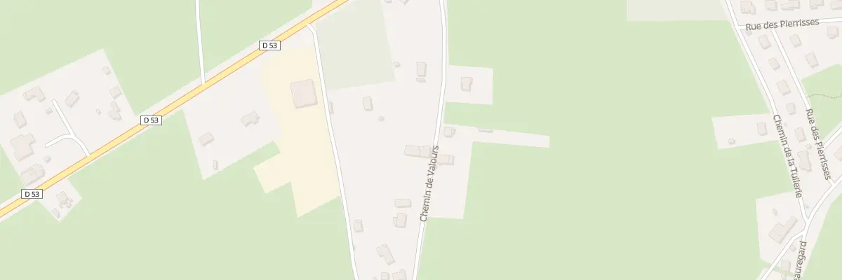 Plan du 1207 Che de Valours à Villerest