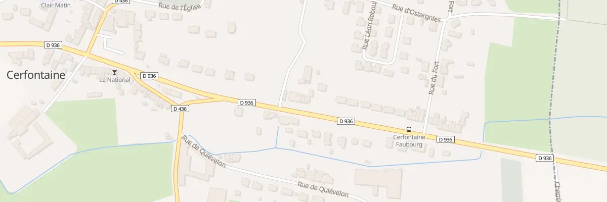 Plan du 339 Rte Nationale-le Faubourg à Cerfontaine