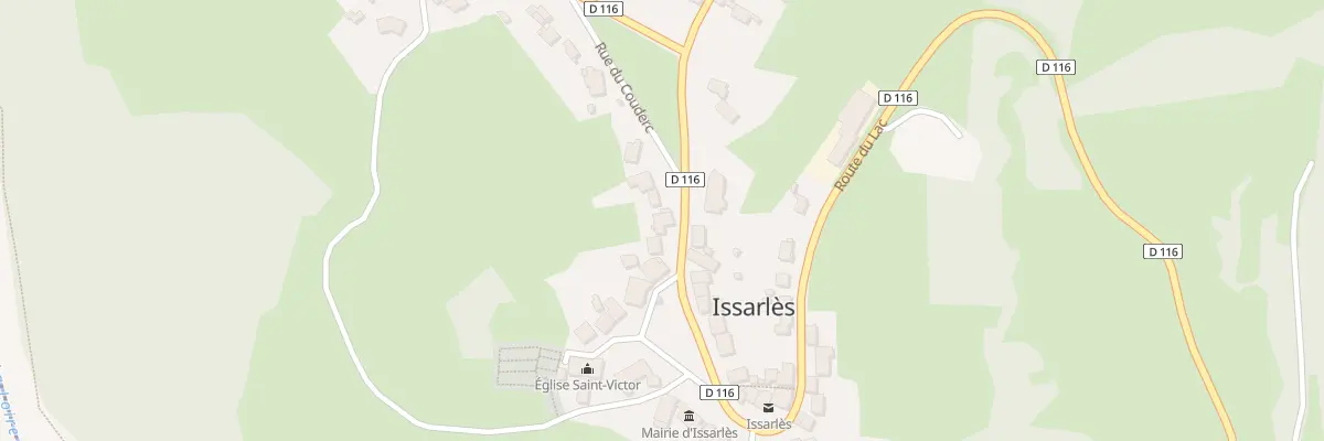 Plan du 5055 Le Village à Issarlès
