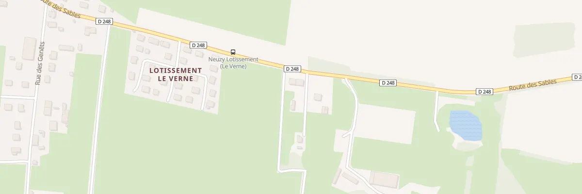 Plan du 154 Rte des Sables à Digoin