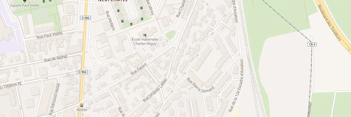 Plan du 42 Rue Jacques Cellier à Reims