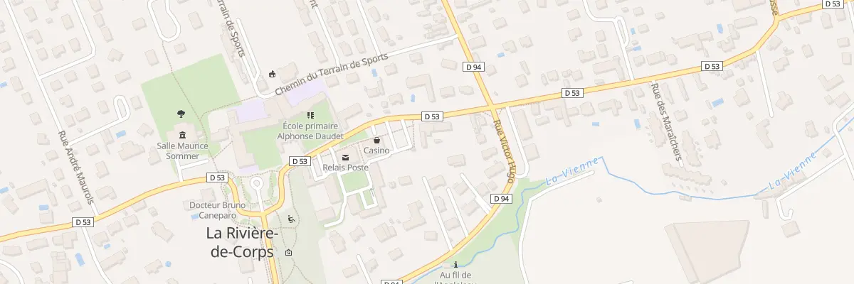 Plan du 45 Rue Jean Jaures à La Rivière-de-Corps
