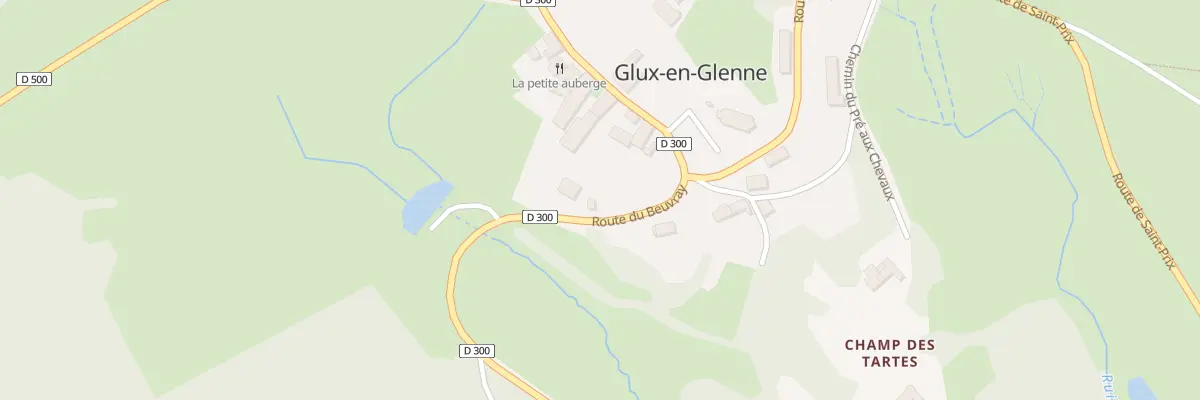 Plan du 22 Le Bourg à Glux-en-Glenne