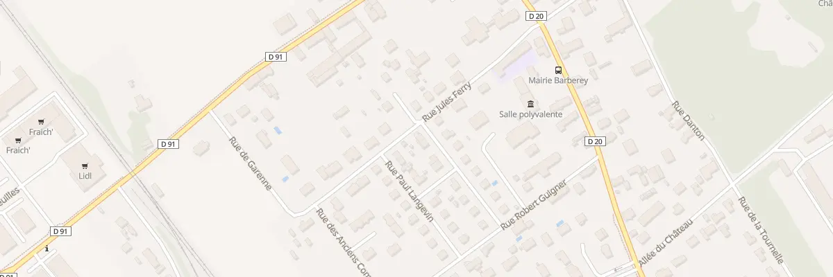 Plan du 15 Rue du Professeur Calmette à Barberey-Saint-Sulpice